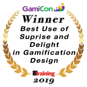 GamiCon Winner - Best use of surprise and delight in gamification design