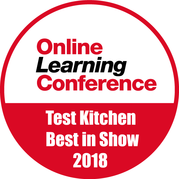 Online Learning Conference Test Kitchen Best in Show 2018 logo