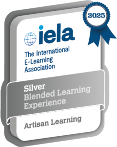 iela 2025 The International E-learning Association Silver Blended Learning Experience Artisan Learning