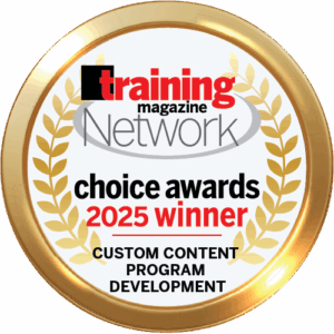 Training Magazine Network Choice Awards 2025 Winner Custom Content Program Development