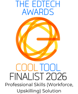 EdTech Awards Cool Tool Finalist 2026 Professional Skills (Workforce Upskilling) Solution award badge